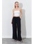 Palazzo Modal Siyah Kadın Pantolon 66-1832 2