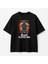 Gamer Asker Baskılı Unisex Bisiklet Yaka Pamuk Oversize T-Shirt 1