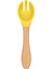 Bambu Saplı Silikon Mama Çatalı Sunrise Sarı 1