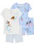 Küçük Kız Çocuk Pijama Set 4'lü Paket 1