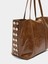 Zımba Detaylı Süet Deri Shopper Çanta 2