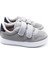 BURBER MESH ÇOCUK SNEAKER - GRİ - 6002 - 26 4
