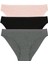 Kadın Renkli Korseli Slip Külot 3'lü 1