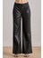 Bol Kesim Siyah Deri Pantolon 3