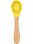 Bambu Saplı Silikon Mama Kaşığı Sunrise Sarı 1