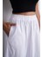Uzun Beli Lastikli Poplin Kumaş Çift Cepli Rahat Kesim Tesettür Etek Astarsız (Uzunluk 90 Cm) 2