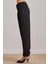 Paçası Lastikli Siyah Örme Pantolon 3