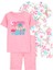 Kız Çocuk Pijama Set 4'lü Paket 1