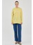 Sarı Oversize Bisiklet Yaka Kadın Kazak 2345 3