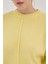 Sarı Oversize Bisiklet Yaka Kadın Kazak 2345 4