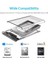 2.5” Hdd/ssd Şeffaf Harici Disk Kutusu – USB 3.0, Sata 3.0, 5gbps Hızlı Aktarım, LED Göstergeli, Tak-Çalıştır, 7–9.5mm Disk Uyumluluğu, Windows ve Mac Destekli | ZR1073 2