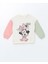 Lcw Baby Ekru Bisiklet Yaka Minnie Mouse Baskılı Kız Bebek Sweatshirt ve Tayt 2'li Takım 2