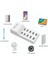 10 Port Çoklu USB Şarj Istasyonu 10 Lu USB Şarj Cihazı 3