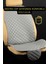 Ergonomik,ortopedik,suni Deri Kapitoneli Lüks Ototurco Koltuk Kılıfı-Minderi (7li Tam Set) 7