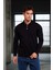 Ridley Regular Fit Doubleface Interlok Polo Yaka Erkek Sweatshirt - Siyah 1
