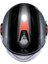 Yarım Eteres Levanto Black Sılver Red Kask 5