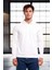 Ridley Regular Fit Doubleface Interlok Polo Yaka Erkek Sweatshirt - Beyaz 2