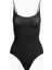 Şeffaf Dikişsiz Tanga Bodysuit, Orta Sıkıştırma, Hafif ve Şeffaf 1