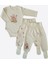 Organik Fly Üçlü Çoraptolonlu Takım - Bej 1