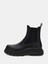 Fergie Erkek Siyah Deri Bot FMFFERLEA10-BLACK 2