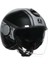 Yarım Eteres Mondello Matt Black Grey Kask 2