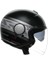 Yarım Eteres Mondello Matt Black Grey Kask 3