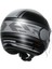 Yarım Eteres Mondello Matt Black Grey Kask 5
