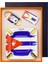 Yeni Seri Cuban Flag Design Üçlü Puro Seti Çakmak+Kesici+Küllük 1