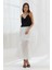 A Kesim Dantel Etek Ekru 1