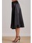 Midi Siyah Saten Etek 4