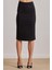 Midi Siyah Örme Etek 5