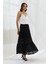 Dökümlü Dantel Etek Sıyah 1