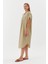 Oversize Keten Elbise Hakı 4