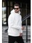 Ekru Kapüşonlu Kanguru Cep Erkek Sweatshirt E7169 5