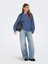 15361110 0 Yaka Kadin Triko - Indigo 3
