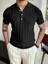 Erkek Kısa Kollu Yakalı Önden Düğmeli Triko Bluz 1