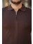 Erkek Yakası Fermuarlı Kısa Kollu T-Shirt 6