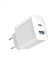 20W USB-C + USB-A Çift Portlu Şarj Cihazı - A2348 - Beyaz (Anker Türkiye Garantili) 1