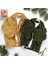 2'li Erkek Düğmeli Slim Fit Peluş Ceket - Kışlık Polar Shacket Trend Model 2