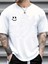 Erkek Kısa Kollu Bisiklet Yaka Baskılı Süprem Bluz 3