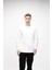 Corner Crewneck Erkek Sweatshirt Beyaz 1