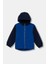 Erkek Bebek Mavi Astarlı Kapüşonlu Yağmurluk 1