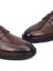 Erkek Kahverengi Deri Klasik Loafer 25WFD620918 10