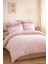 Çift Kişilik Pamuklu Nevresim Takımı Romantic Pink Çiçekli 1