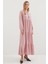 Kadın BDART Fiyonk Bağcıklı Maxi Elbise Pink 2