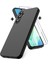 Samsung Galaxy A17 Kılıf Kamera Korumalı Renkli Yumuşak Mat Silikon + 9h Ekran Koruyucu Cam Set 2in1 1