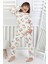 Kız Çocuk Ananas Desenli Pijama Takımı %100 Pamuk Uzun Kollu 3-13 Yaş 3