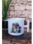 Pop Art Sevimli Kedi Baskılı T Kulplu Latte Fincanı Kupa Bardak 1