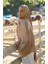 Welness Dama Monogram Desen Şal 01092025-CAMEL 1