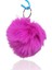 Peluş Ponpon Anahtarlık Pembe 1